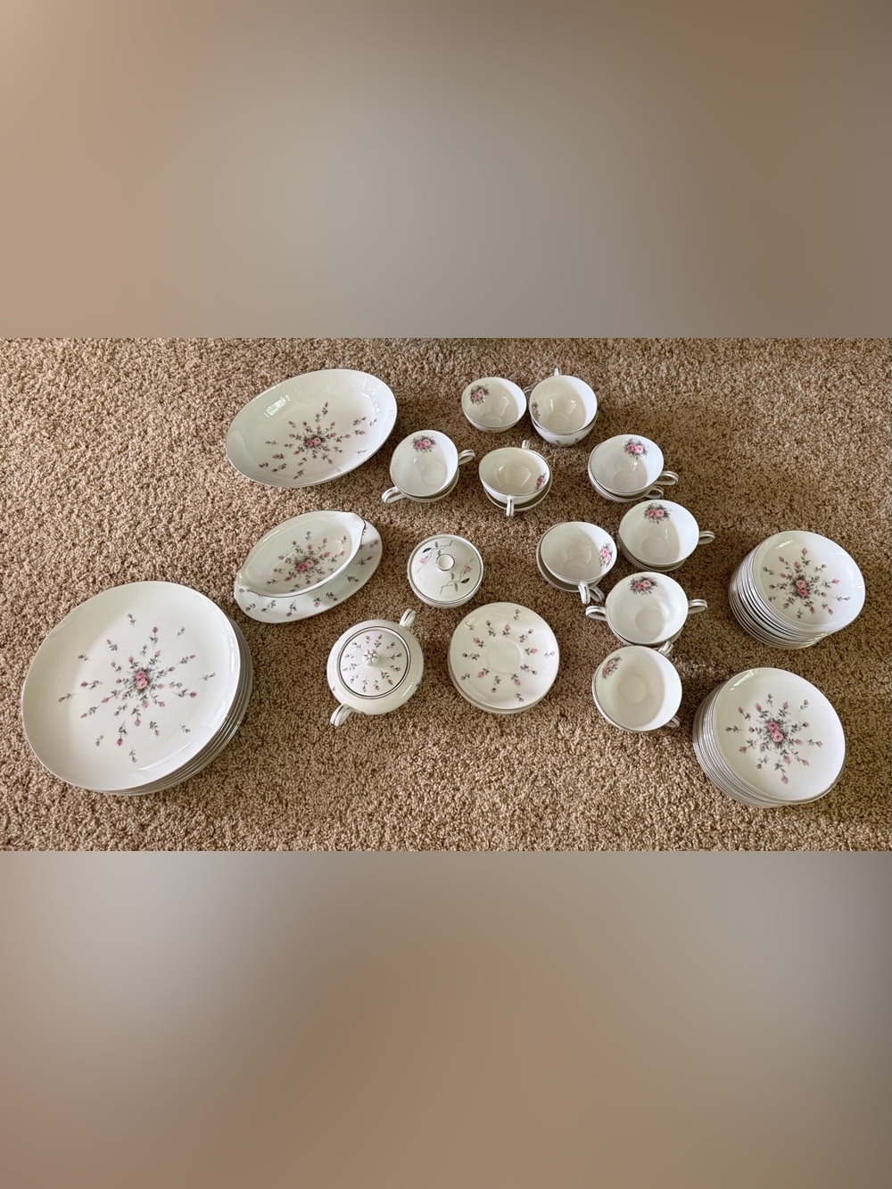Vintage Harmony House “Rosebud” Fine China Set – Made in Japan